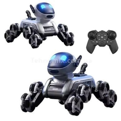 Робот-собака с музыкой, дистанционным управлением и 8 колесиками Robot Dog