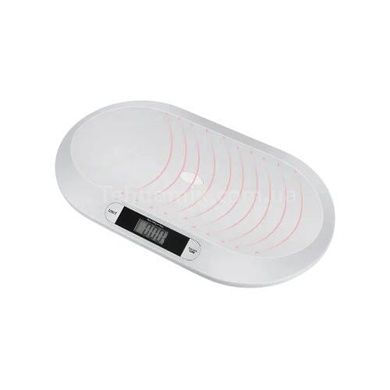 Ваги дитячі 0,02-20кг 2*1,5V AAA BABY SCALE Білі