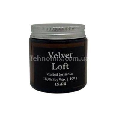 Свічка VELVET LOFT, 100 г - теплий квітково-деревний аромат