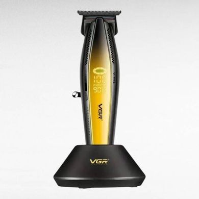 Комплект 2в1 машинка для стрижки и триммер VGR V-270&V-992 GOLD Черный с золотым