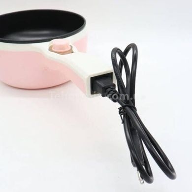 Кастрюля электрическая 1,5л 20см 600Вт 220V Electric Cooking Pot Розовая