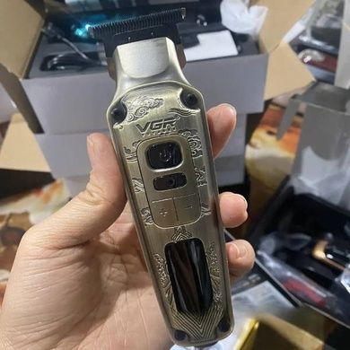 Аккумуляторная машинка для стрижки и шейвер 2 в 1 VGR V-641