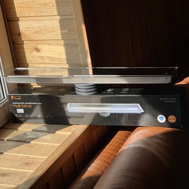 Трап-душевая решетка напольная металлическая floor drain AND YLN7245-60 Серая