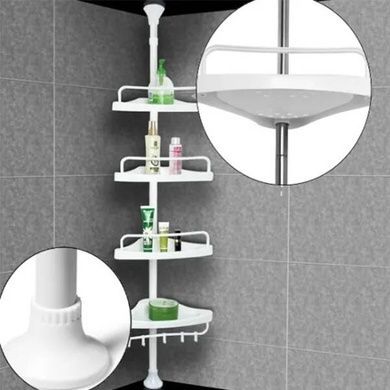Раздвижная Полка Для Ванной Комнаты Угловая Multi Corner Shelf