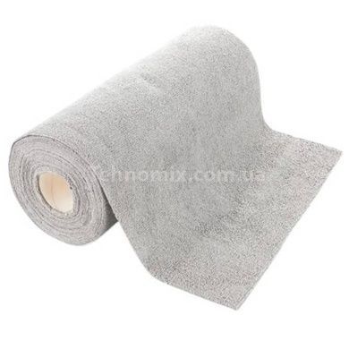 Рулон отрывных салфеток из микрофибры 25x25см 20шт Серые
