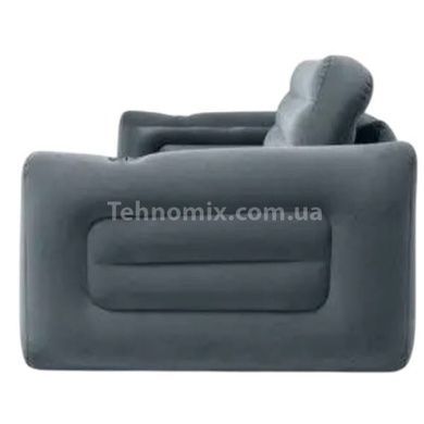 Кресло трансформер надувное 117х224х66 см Intex 66551 Серое