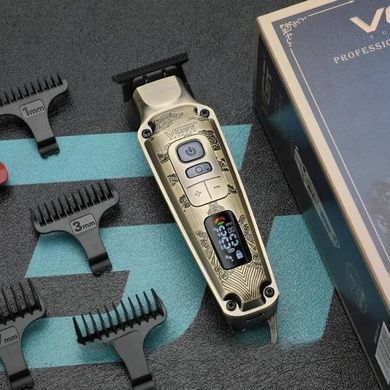 Аккумуляторная машинка для стрижки и шейвер 2 в 1 VGR V-641