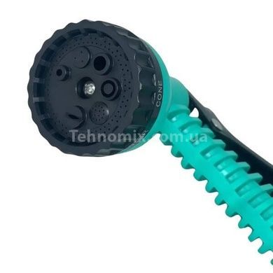 Шланг поливальний 30м, що розтягується, з насадкою для поливу EXPANDABLE GARDEN HOSE K-100FT Бірюзовий