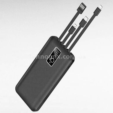 Power Bank Intelligence с проводами 20000 mAh Черный