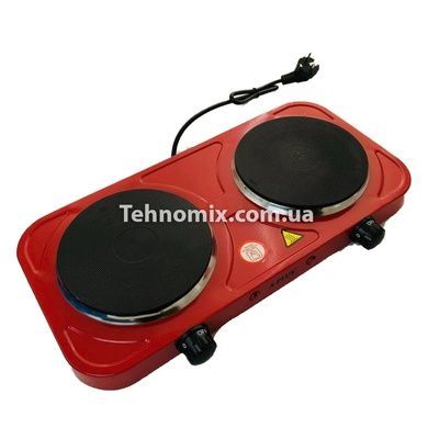 Электроплита на 2 конфорки Hot Plate A-PLUS Красная