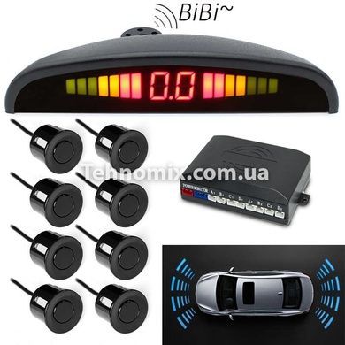 Паркувальний радар Car Parking Sensor System 8 датчиків