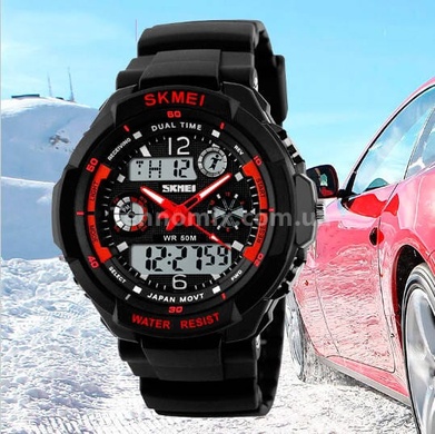 Годинник дитячий Skmei S-Shock Red 0931R для дітей від 12 років