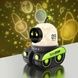 Проектор-ночник музыкальный аккумуляторный Робот Droid WH-E03 Белый с зеленым