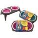 Миска подвійна на складній підставці для собак та кішок Pet Bowl Set Рожева