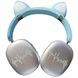 Беспроводные Bluetooth наушники с кошачьими ушками LED SP-20A Голубые