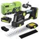 Кусторез аккумуляторный Saker Trimmer and Grass shear 36V KRAFFTEC Чёрный с зелёным