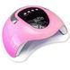 Лампа манікюрна для нарощування та гель-лаків SUN C6 nail lamp Рожева