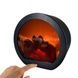 Камін декоративний з ефектом живого вогню USB/AA Fireplace Lantern LED TH-798 Чорний