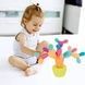 Гра сенсорна розвиваюча Кактус 23 деталі Soft Glue Insert Cactus