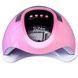 Лампа манікюрна для нарощування та гель-лаків SUN C6 nail lamp Рожева