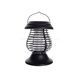 Світильник садовий підвісний антимоскітний на сонячній панелі Bug Zapper Чорний
