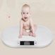 Ваги дитячі 0,02-20кг 2*1,5V AAA BABY SCALE Білі