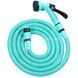 Шланг поливальний 30м, що розтягується, з насадкою для поливу EXPANDABLE GARDEN HOSE K-100FT Бірюзовий
