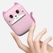 Дитячий термопринтер bluetooth, ЗУ Type-C A8 Cat Рожевий