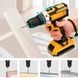 Шуруповерт акумуляторний 48V з набором ручного інструменту в кейсі Tool Set Жовтий