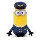 Мягкая игрушка Миньон из мультфильма "Minions" серия 2022 (пилот,2 глаза)