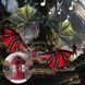 Крила зі світлодіодним підсвічуванням та музикою Shadow Angel Червоні