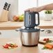 Измельчитель кухонный электрический с чашей из нержавеющей стали 2л R.7722B RAF Серый