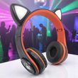 Бездротові навушники Bluetooth з котячими вушками LED TO-99 Червоні