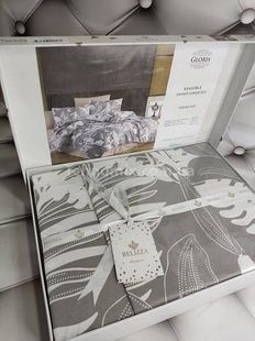 Постільна білизна Belizza Gloris Ранфорс Бавовна Євро розмір (простирадло трикотаж на гумці)