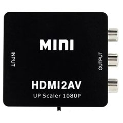 Конвертер відеосигналу HDMI в AV Чорний