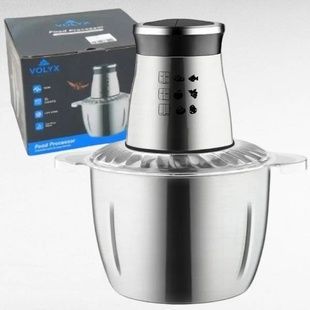 Измельчитель металлический чаша 3л 1600Вт VOLYYX Food Processor RS7315 Серый