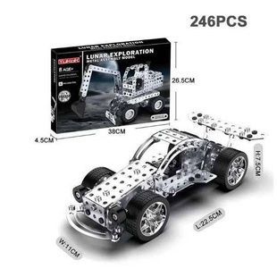 Конструктор металлический Спорткар 246 деталей Metal Assembly Model