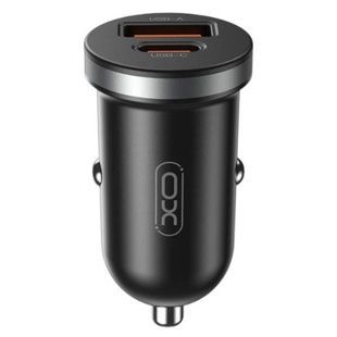Автомобільний зарядний пристрій для гаджетів та смартфонів XO CC56 mini car charger A+C single port 30W/simultaneous 5V3A with