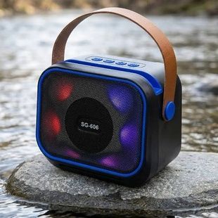 Колонка портативная аккумуляторная Bluetooth TS‑5578 Синяя