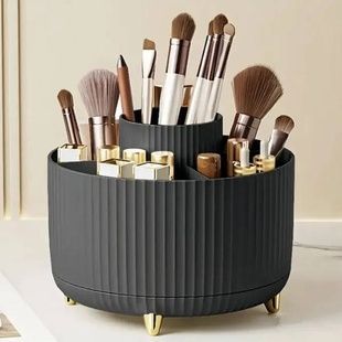 Органайзер для дрібниць та косметики на ніжках Cosmetic Rack Чорний