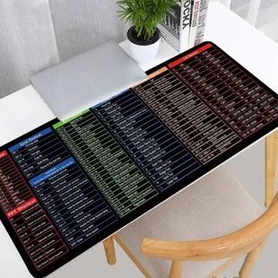 Коврик для компьютерной мыши 70*30см HOT KEYS Черный с принтом