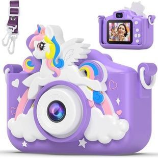 Детский фотоаппарат X2A Единорог Фиолетовый