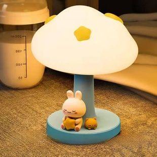 Ночник настольный аккумуляторный 2 режима яркости Mushroom lamp