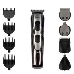 Аккумуляторная машинка для стрижки Geemy Gm-592 (10 в 1) Черная