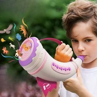 Горн с имитацией 30 звуков животных Animal Caller Белый с розовым
