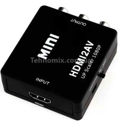 Конвертер видеосигнала HDMI в AV Черный