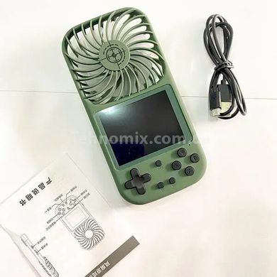 Ігрова консоль з вентилятором JD-05 500 ігор HS-224 Зелена