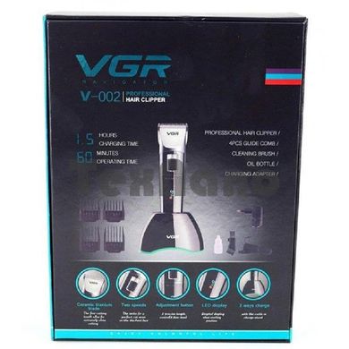 Машинка для стрижки волосся VGR V-002 з насадками