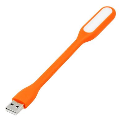 Портативный гибкий LED USB светильник orange