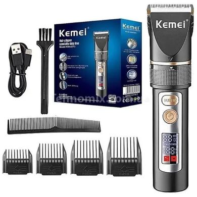 Машинка для стрижки волосся з РК-дисплеєм KEMEI KM-5073